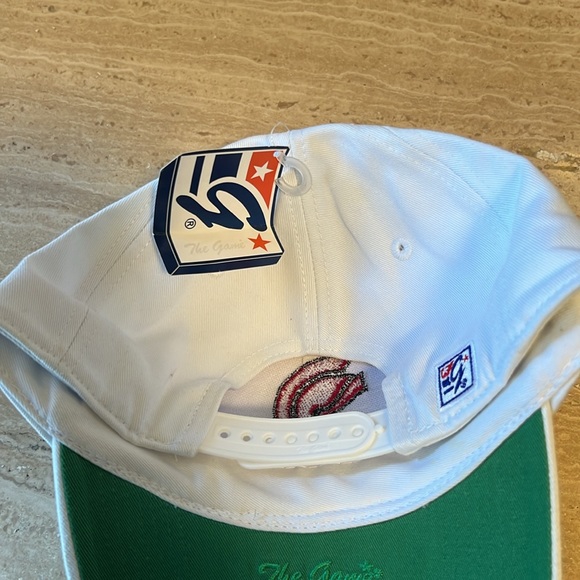 NWT White Fast Pitch cap one size fits softball - Picture 2 of 3